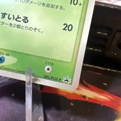 Pokemon card Japanese Grovyle 081/PCG-P McDonald's Black Star Promo 2005 - LP+ - Image 4