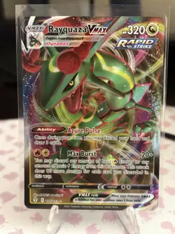 Rayquaza VMAX 111/203 SWSH07: Evolving Skies Ultra Rare Full Art Holo Pokemon - Image 1