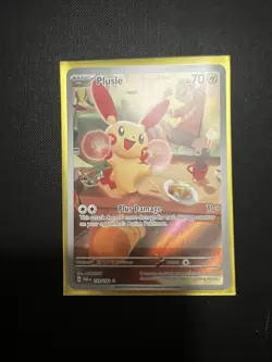 Plusle 193/182 Paradox Rift Illustration Rare Pokemon TCG Card 2023 - Image 1