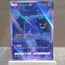 Gengar ex Pokemon EX Basic Holo 130 HP 70 Attack FAN ART NON TCG - Image 1