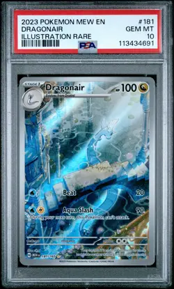 Dragonair #181 - 2023 Pokemon Mew En-151 - PSA 10 - Image 1