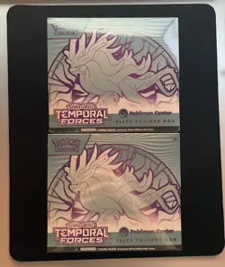 2x Pokemon TCG - Temporal Forces Walking Wake Pokemon Center ETB - Sealed - Image 1