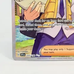 Pokemon TCG Trainer Arven Scarlet & Violet Base Set 235/198 Holo Ultra Rare LP - Image 5