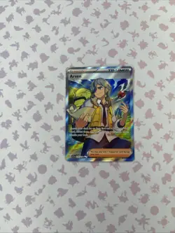 Pokemon TCG Scarlet & Violet Arven Trainer Full Art Ultra Rare Holo - Image 1