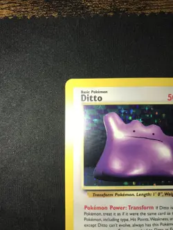 Pokemon TCG Ditto #3/62 Holo Rare Fossil Set Unlimited WOTC VTG 1999 LP - Image 3