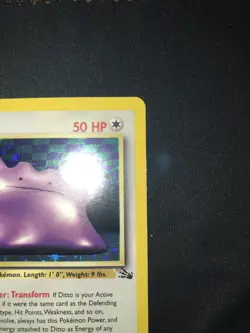 Pokemon TCG Ditto #3/62 Holo Rare Fossil Set Unlimited WOTC VTG 1999 LP - Image 4