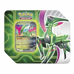 Pokemon Paradox Clash Iron Leaves ex Tin promo five packs NEW AND SEALED - Image 1