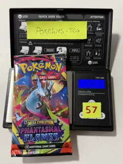 (HEAVY)🔥 22.54g Pokemon TCG Phantasmal Flames Booster Pack Factory Sealed✅ - Image 1