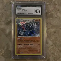 2014 Pokemon Machamp 46/111 XY-Furious Fists Holo Rare CGC 9.5 Mint+ - Image 1