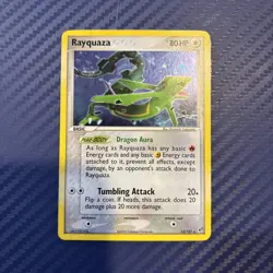 Rayquaza 22/107 Holo Rare Pokemon Ex Deoxys Theme Deck Jetstream LP - Image 2