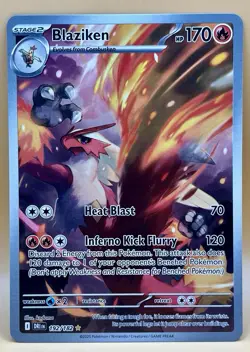 Blaziken 192/182 – Destined Rivals (Illustration Rare) - NM - 2025 Pokemon TCG - Image 1