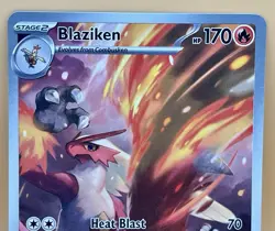 Blaziken 192/182 – Destined Rivals (Illustration Rare) - NM - 2025 Pokemon TCG - Image 2