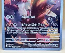 Blaziken 192/182 – Destined Rivals (Illustration Rare) - NM - 2025 Pokemon TCG - Image 3