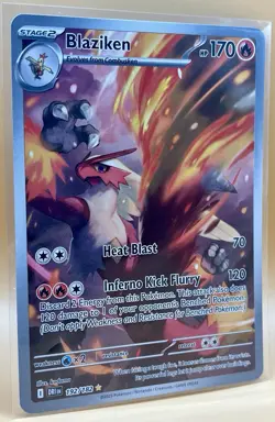 Blaziken 192/182 – Destined Rivals (Illustration Rare) - NM - 2025 Pokemon TCG - Image 5