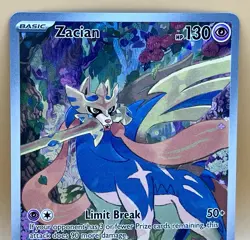 Zacian 100/094 – Phantasmal Flames (Illustration Rare) - NM - 2025 Pokemon TCG - Image 2