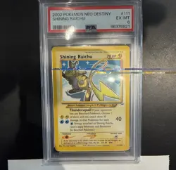 Shining Raichu Pokemon Neo Destiny 111/105 PSA 6 - Image 1