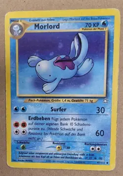 Pokemon Karte Morlord 45/111 Neo Genesis deutsch - Image 1