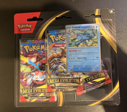 Pokemon TCG Mega Evolution Triple Three Pack Blister - Golduck - New & Sealed - Image 1