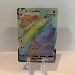 Pokemon TCG Blaziken VMAX 200/198 Swsh06 Secret Rare Rapid Strike Holo NM - Image 1