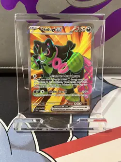 Pokemon TCG Okidogi EX 082/064 Ultra Rare Holo Full Art - Shrouded Fable - Image 1