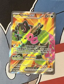 Pokemon TCG Okidogi EX 082/064 Ultra Rare Holo Full Art - Shrouded Fable - Image 2