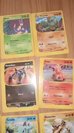 lotto carte pokemon vintage Ita Rare Reverse Expedition Set Base - Image 4