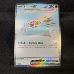 Pokemon TCG - Eiscue ex 222/197 Special Illustration Rare SIR Obsidian Flames NM - Image 1