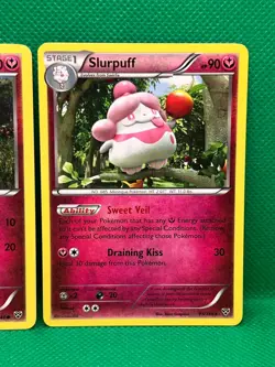 Pokemon Tcg Swirlix 84/146 & Slurpuff 95/146 XY Base Non Holo - Image 3