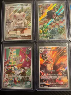 Pokemon TCG - Cincinno, Lechonk, Minccino, Blaziken, Murkow and more - 16 IR Lot - Image 1