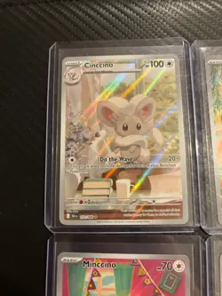 Pokemon TCG - Cincinno, Lechonk, Minccino, Blaziken, Murkow and more - 16 IR Lot - Image 5