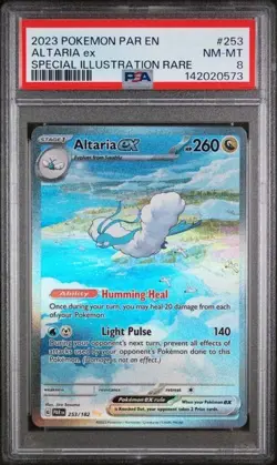 2023 POKEMON PAR EN-PARADOX RIFT #253 ALTARIA ex SPECIAL ILLUSTRATION RARE PSA 8 - Image 1