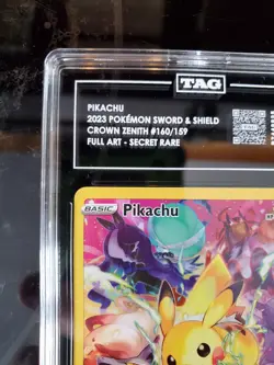 Pokemon Pikachu TCG Crown Zenith 160/159 Secret Rare English TAG 9 - Image 5