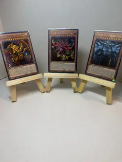 Konami Yu-Gi-Oh! Ra Slifer Obelisk Divine-Beast Lot LDK2 EGS1 1st Edition - Image 1