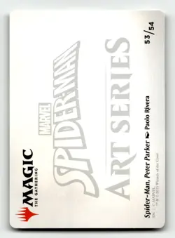 Spider-Man, Peter Parker Art Card 53 S Art Series: Marvel's Spider-Man - Image 2