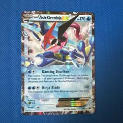 Pokemon Ash-Greninja EX XY133 Promo Holo Basic Card HP170 *see photos* - Image 3