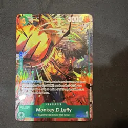 Bandai One Piece Card Game - Monkey.D.Luffy PRB02-005 SR Alt Art Foil Vol. 2 - Image 1