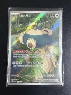 Pokemon Card Snorlax Sealed Promo SVP, Holo, English, 2023 - Image 2