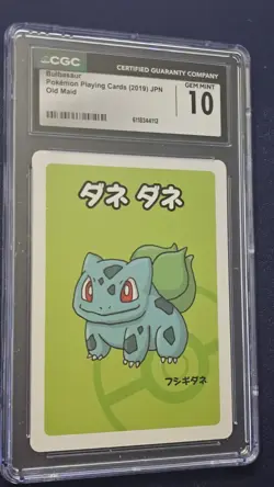 Bulbasaur Old Maid 2019 Japanese Pokemon Card JPN CGC 10 - Image 1