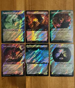 MTG LotR NM Surge Foil Cards Lot, Lord of the Rings LTR, Collector - Image 1