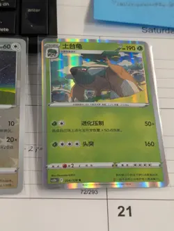 Pokemon Card 2024 S-Chinese Torterra cs5bC Holo - Image 1