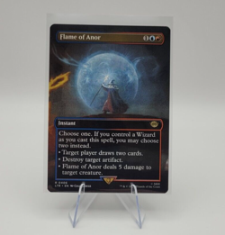 2023 MTG: Flame of Anor - Borderless, LOTR: Tales of Middle-Earth - # 406 NM/MT - Image 1