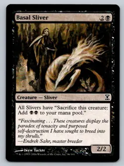 MTG Timespiral #96 Basal Sliver Common Creature Sliver - Image 1