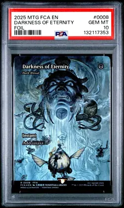 2025 MTG Final Fantasy DARKNESS OF ETERNITY * Through The Ages FOIL * PSA 10 - Image 1