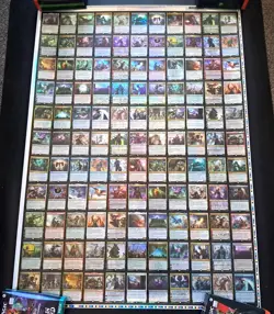 mtg Magic WAR OF THE SPARK Foil Uncut Sheet, Rares & Mythics - Image 1