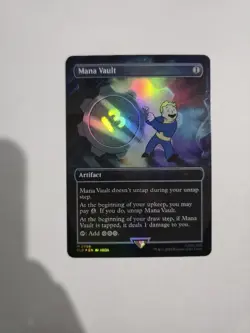 RAINBOW FOIL Mana Vault (NM+) Secret Lair SLD x Fallout MTG Magic the Gathering - Image 1