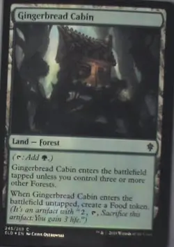 Gingerbread Cabin - Throne of Eldraine: #245, MTG - Foil Nm C254 - Image 1