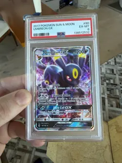 2017 Pokemon Sun & Moon Umbreon GX Card 80/149 PSA 6 - Image 1