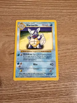 MP Pokemon Wartortle 42/102 Base Set - Image 1