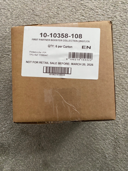 Pokemon TCG First Partner Illustration Collection Series 1 Sealed Case 6 Boxes - Image 1