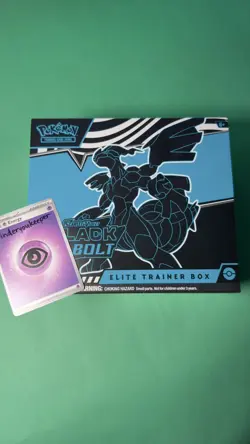 FACTORY SEALED Pokemon TCG Black Bolt Elite Trainer Box ETB - Image 1